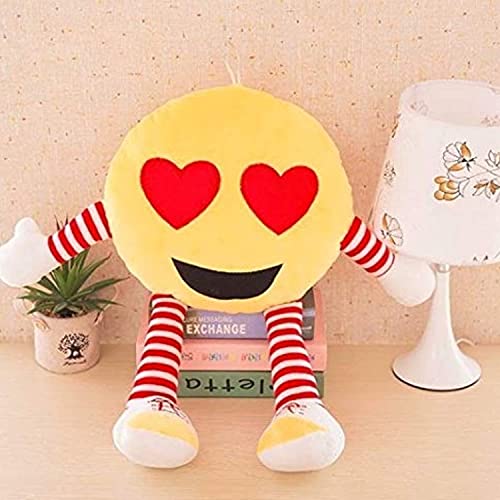 Image of HUG 'n' FEEL SOFT TOYS Long Soft Lovable hugable Cute GiantTeddy Plush & Stuffed Toys (Emoji Pillow, Smiley Emoji)