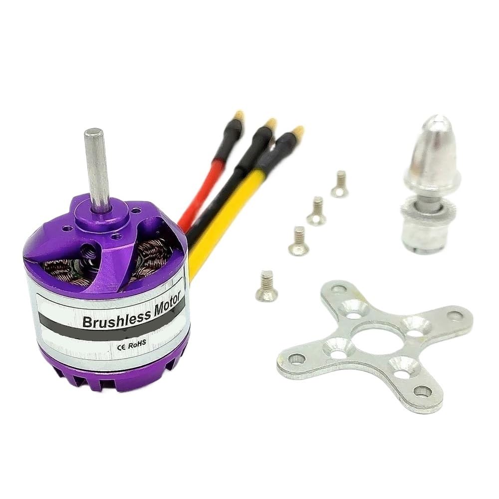 Compatible for DYS D2830 2830 Brushless Motor 750KV 850KV 1000KV 1300KV for RC Multicopter Drone Helicopter Airplane(D2830-1300KV)