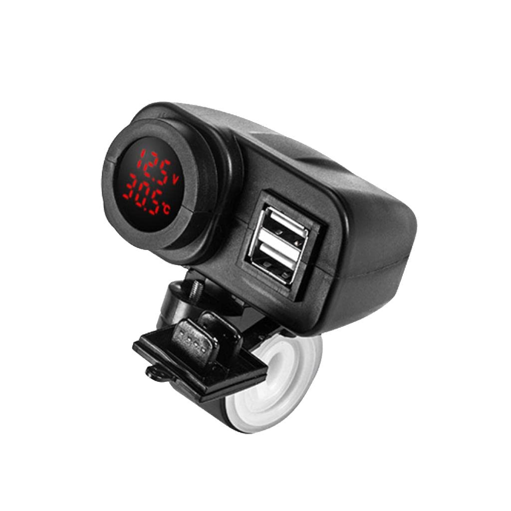 CALANDIS™ Motorcycle Mobile Phone Socket Waterproof 2 USB Red | Other Electrical & Ignition | Electrical & Ignition | Motorcycle Parts | Parts & Accessories-image-30