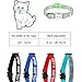 Customizable Breakaway Cat Collar Personalized Cat-ID Collar Embroidered Pet Name Phone Safety Collars with Bell