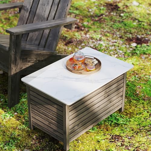 SSTBLEV Rectangle Table Top,35.4” x 23.6 ” White Sintered Stone Tabletop, DIY Replacement & Cover Marble Desktop, Scratch & Wear Resistant, Easy to Clean, Suitable for Indoor & Outdoor
