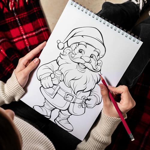 Livre de coloriage de Noël TPLHOUSE : couverture de qualité - 5