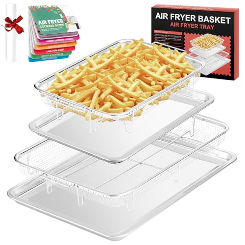 QPMR Air Fryer Basket with 100 Papers