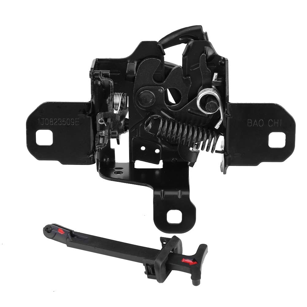 Maniglia di Sblocco Cofano Motore,Cofano Cofano Chiusura Chiusura a Scatto con Maniglione per Bora Golf IV 1J0 823 509E