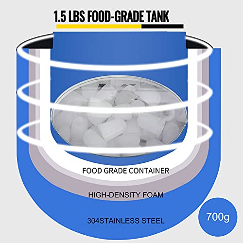 BuoQua 12 kg Eismaschine ABS 220 V Black Ice Cube Maker Maschine 26 Pfund Eismaschine Arbeitsplatte Eismaschine mit LCD… – Bild 5