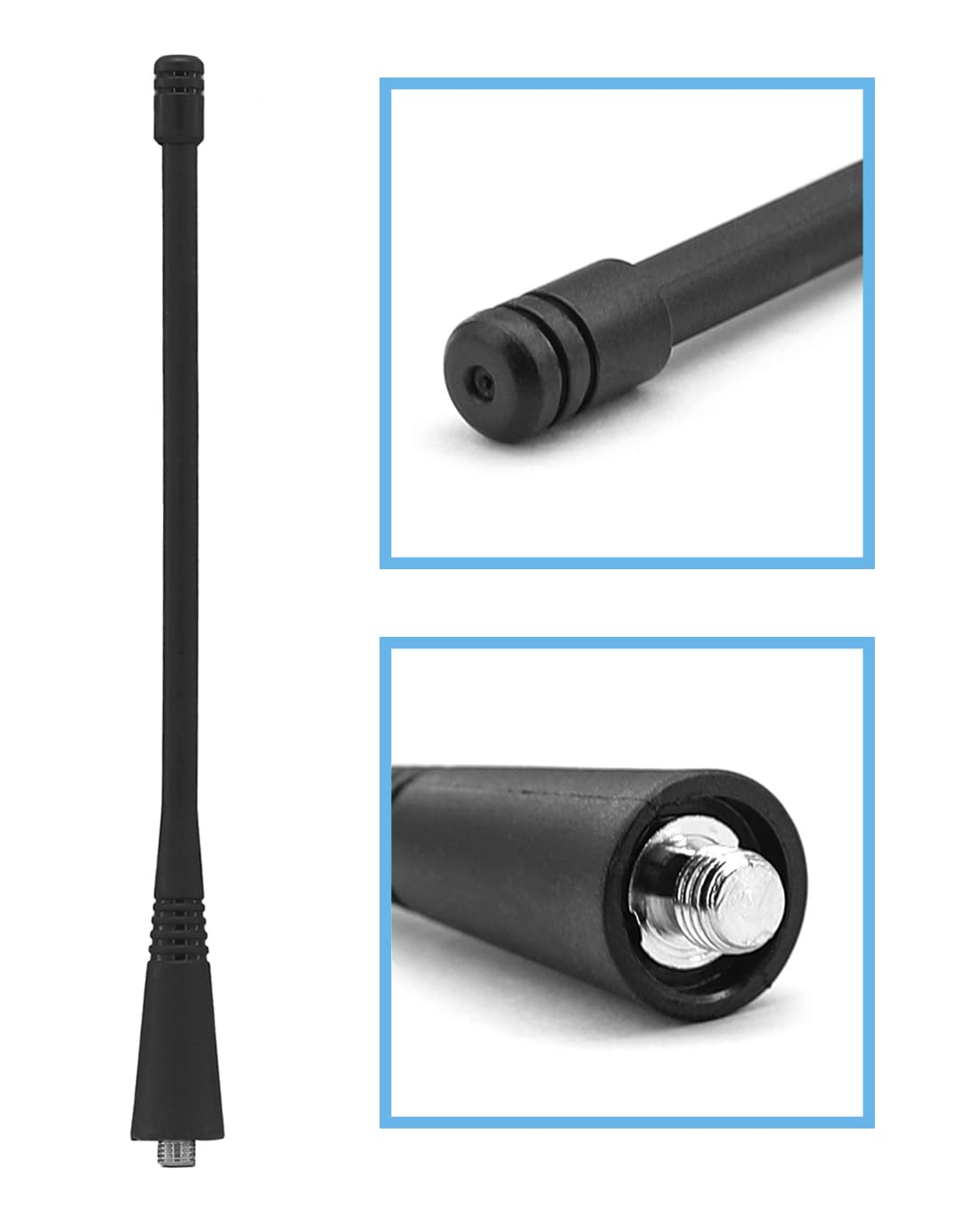 Lot 2 Antennes UHF Pour Talkie-Walkie Motorola GP300 GP340 GP350 - Antennes Remplacement 400-470MHz