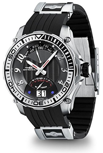 Zeno Watch Basel Reloj para Hombre Analógico Cuarzo con Brazalete de Nylon 4536Q-h1