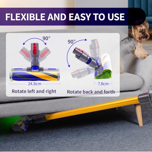 Image of OTTWL V15 Optic Fluffy Cleaner Head Compatible with Dyson V8 V10 V11 V15