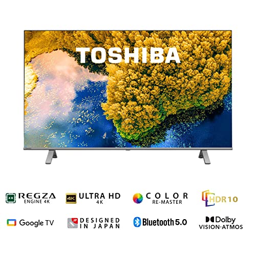 Image of Toshiba 139 cm (55 inches) Bezelless Series 4K Ultra HD Smart LED Google TV 55C350LP (Black)