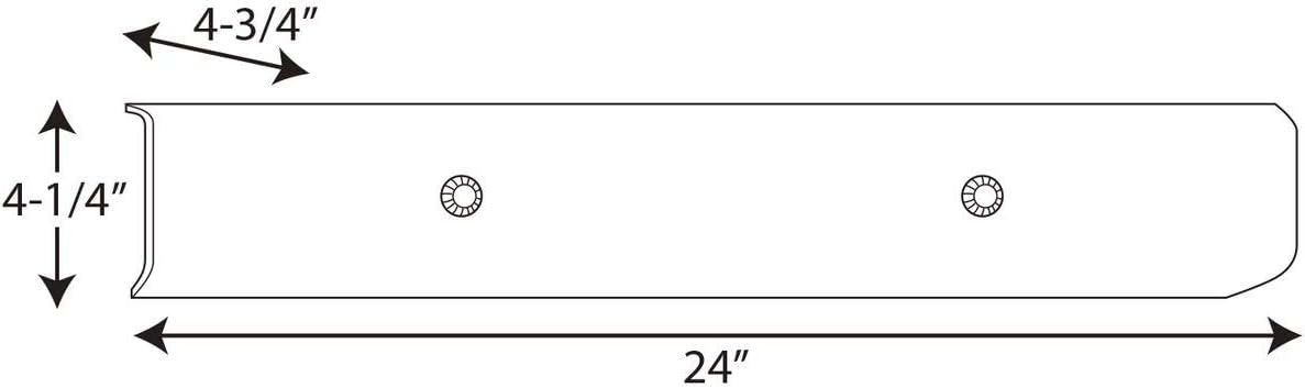 Progress Lighting Channel Glass Collection 4-Light Glass Traditional Bath Vanity Light, Indoor, P3110-30, White