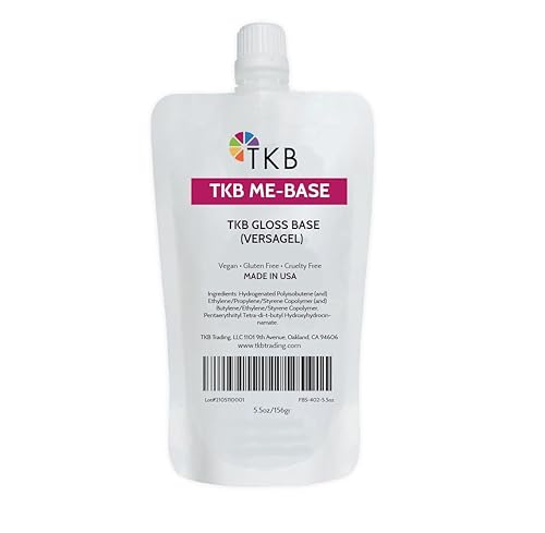 TKB - Base para brillo de labios Base Versagel transparente para brillo de labios DIY hidratante, vegana, fabricada en Estados Unidos