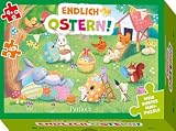Mein buntes Mini-Puzzle - Endlich Ostern!: Oster-Puzzle für Kinder ab 4 Jahren mit 49 Teilen | Perfekt als Geschenk zu Ostern oder für das Osternest
