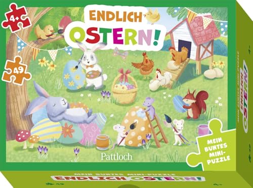 Mein buntes Mini-Puzzle - Endlich Ostern!: Oster-Puzzle für...