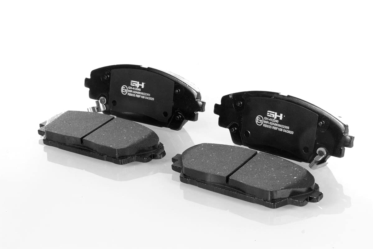 GH Pastiglie Freno Anteriori - Set Da 1 Pezzo - Compatibili Con Mazda 3 (2013+) - Sistema Akebono - Con Sensore Usura