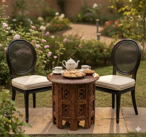 Image of Bros Moon Elegant and Sturdy Multi Purpose Table (Octa Table, 12 inches)