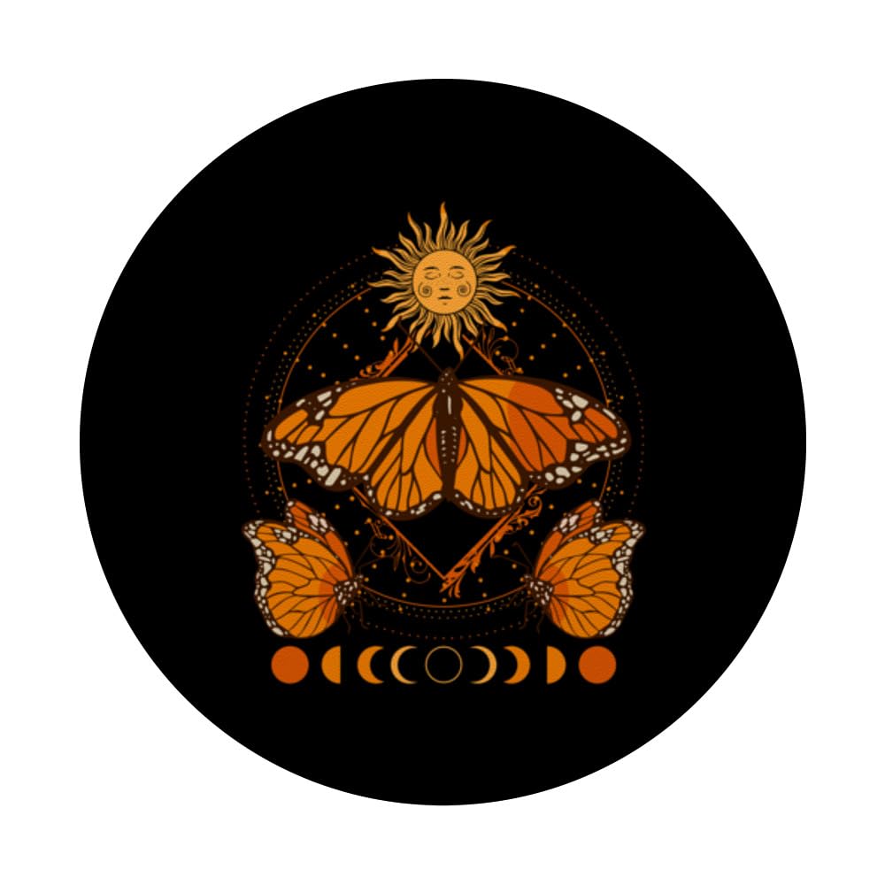 Amazon.com: Cosmic Monarch Butterfly Moon Phase Celestial