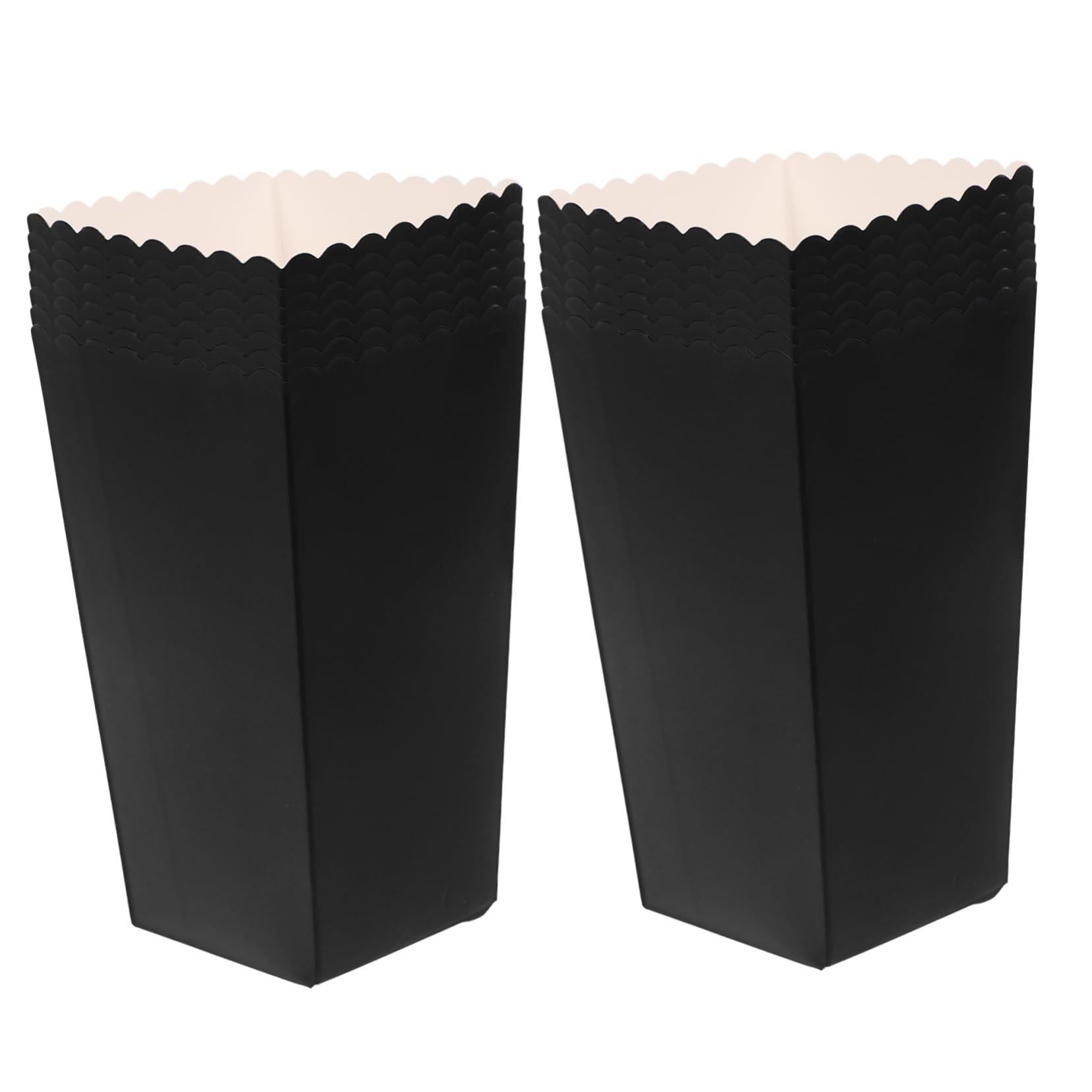 MAGICLULU 48pcs Foldable Popcorn Boxes Containers for Parties Movie and Events Capacity Popcorn Buckets Versatile and Elegant Snack Holders Bulk Packaging