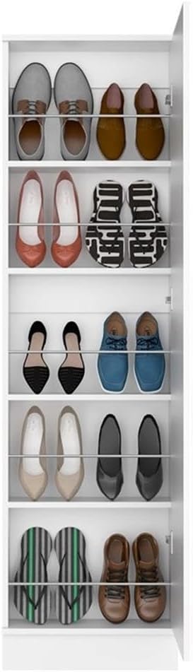 Tuhome Leto XL Shoe Rack - White Engineered Wood