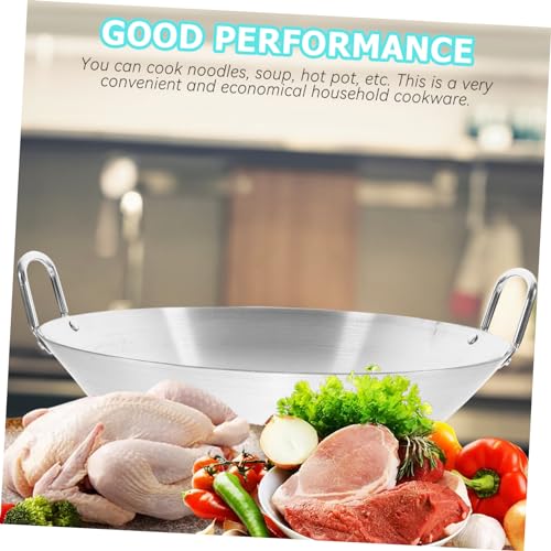 Wok de acero inoxidable para cocinar en casa miniatura 6