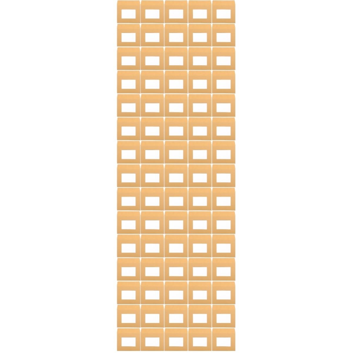 SEWACC 75 Stk Transparentes Kraftpapier Durchsichtige Umschläge Büroordner Umschläge Aus Kraftpapier Dokumentenordner Durchsichtige Umschlagtasche Aufbewahrungstasche Für Münzen Khaki