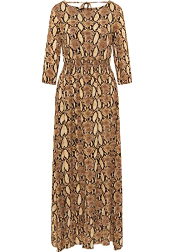 Robe maxi femme coupe évasée et tissu léger de qualité nelice