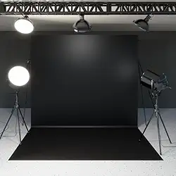 Fundo Fotográfico Infinito Chroma Key Tecido 1,80x3,0m (Preto)