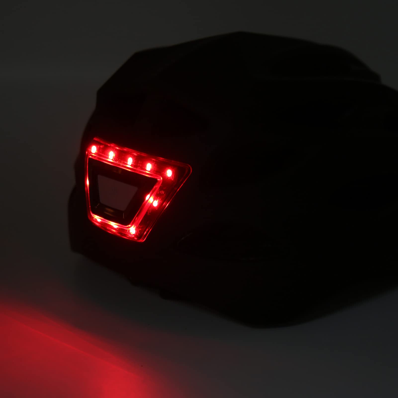 Casco de Bicicleta con Luz de Seguridad LED, Luces LED Delanteras y Traseras, Casco de Ciclismo Ajustable, Casco de Ciclismo Transpirable para Adultos para Ciclismo Urbano,