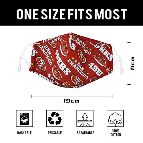 image for YUESUO Fashion Cotton Face_Mask Reusable for Women Men,Washable Design