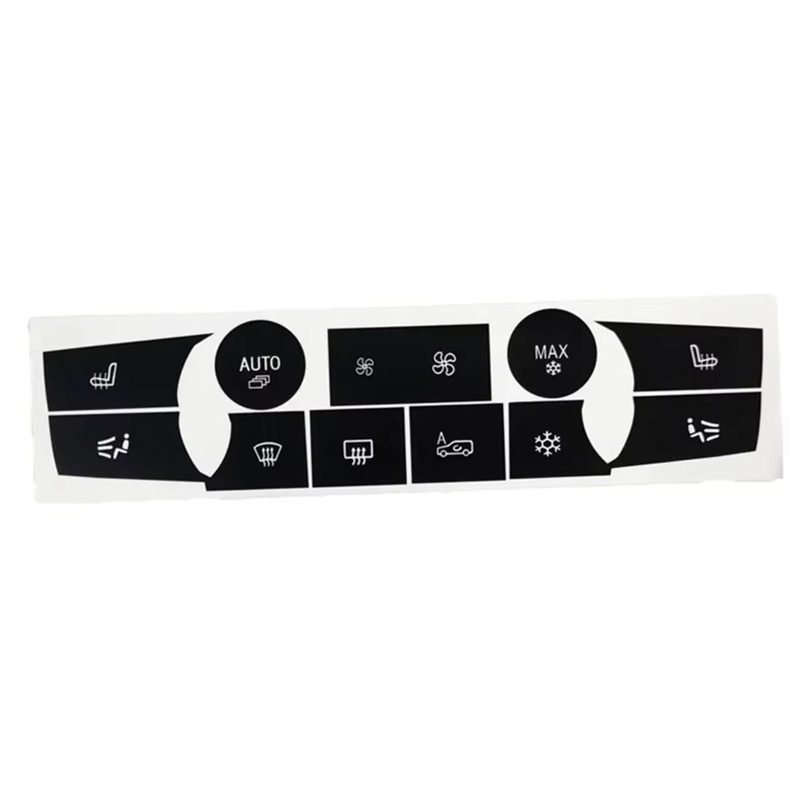 Auto Button Sticker Compatible with X5 E70 2006-2013 AC Control Button Knob Sticker Climate Control Repair Decal Kit Car Accessories