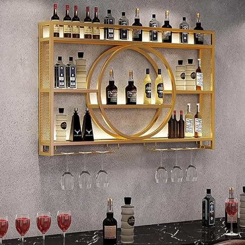 Étagère à bouteilles de vin en fer pour libérer de l'espace dans la cuisine