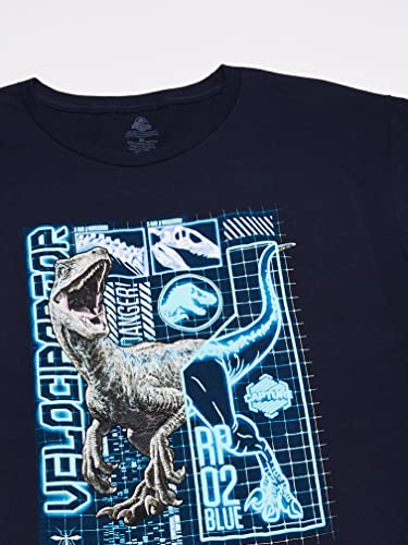 Jurassic World Boys 2 Velociraptor Graph Short Sleeve T-Shirt2
