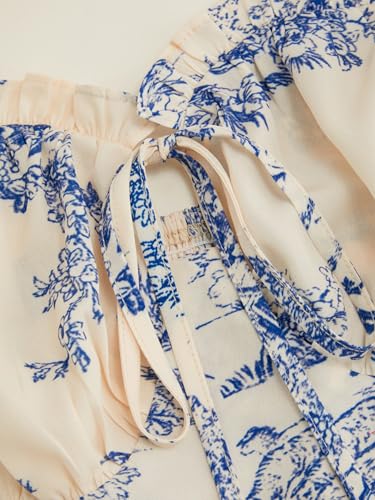 Image of CIDER Floral Dress for Women Summer Mini Sundresses Spaghetti Strap Cute Vacation Dresses Boho Casual Outfits