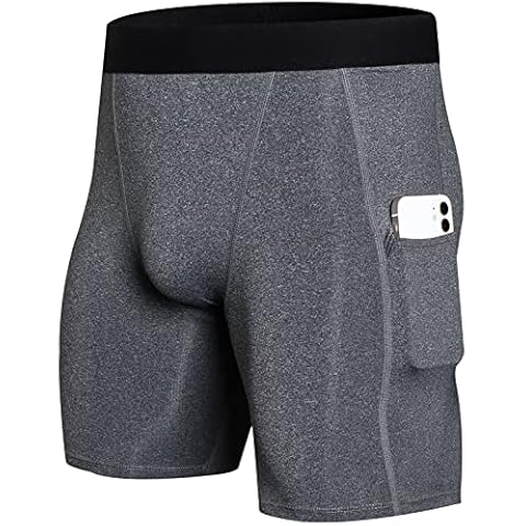 SPVISE Grey Compression Shorts Cover