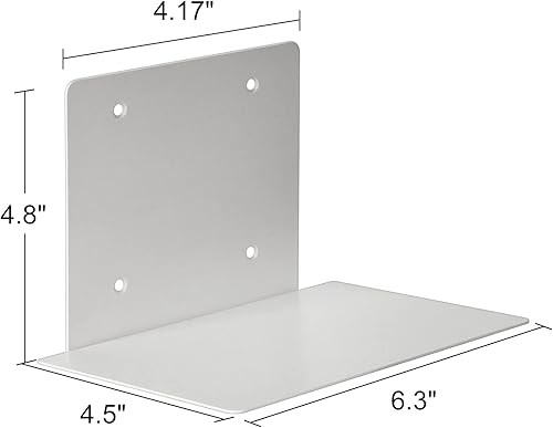 Miniatura 3 de ECOSEAO Estantes Flotantes de Libros para Pared, Organizadores de Libros de Alta Resistencia, Estantes de Pared de Hierro para Hogar, Oficina, Aula,