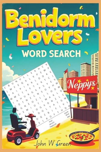 Benidorm Lovers Word Search: Word searches with easy to read print about a very popular Tv series and a popular tourist destination, and more |6 x 9 ... gift for Vacations, Holidays and Free times. image 2