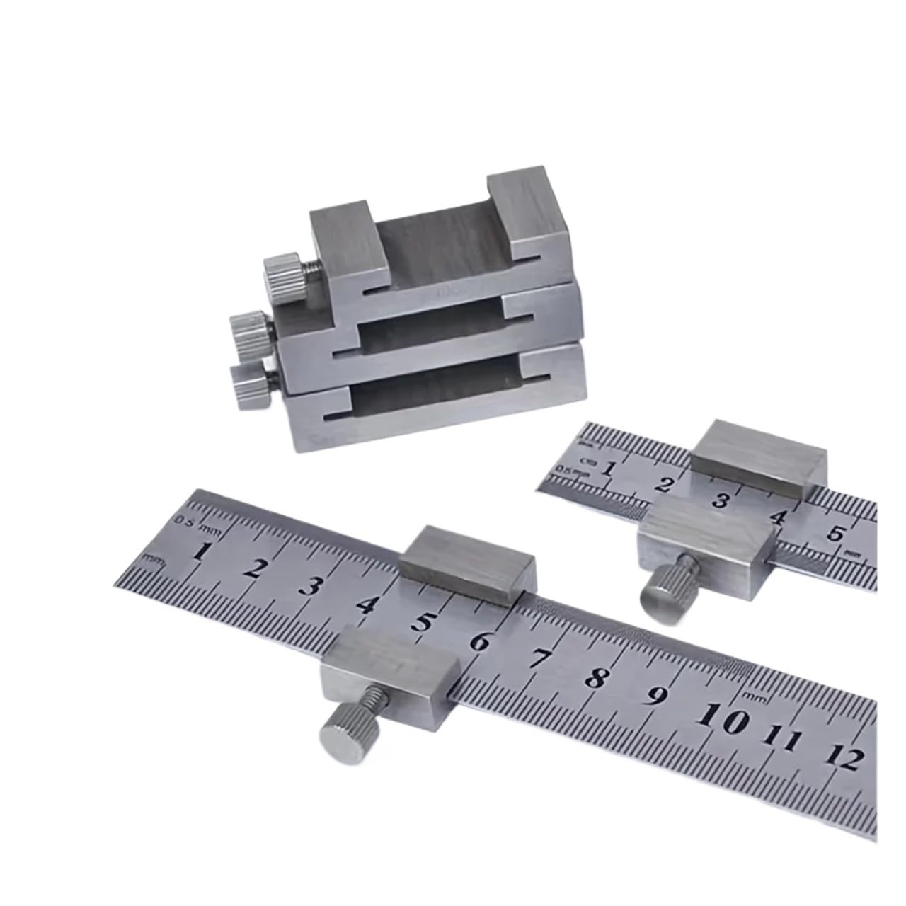 Gauge Blocks, Ruler Stops Fences Angle Line Scriber Locator Woodworking Equipment Positioning Limit Block Stop(50cm)