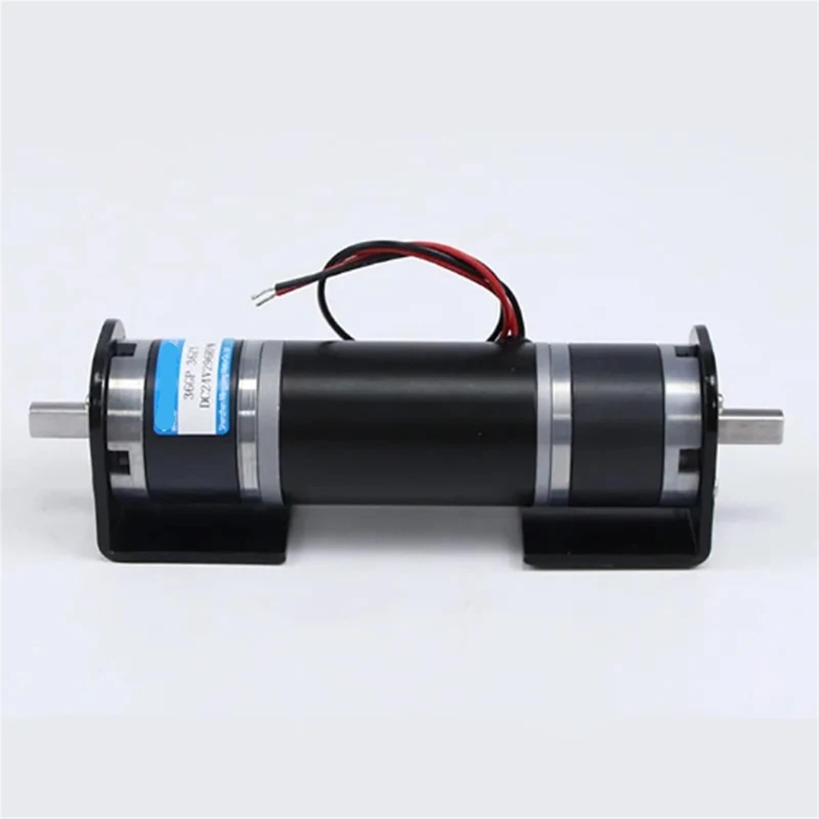 Planetarny silnik elektryczny 12 V 24 V 36 mm z podwójną przekładnią, silnik prądu stałego o regulowanej prędkości, może obracać się zgodnie z ruchem wskazówek zegara lub przeciwnie do ruchu wskazówek