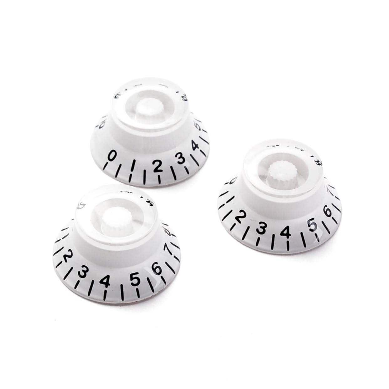 VICASKY Perfect Fit Guitar Volume Tone Knobs 3pcs Acrylic Knobs for / / Style Electric Guitars