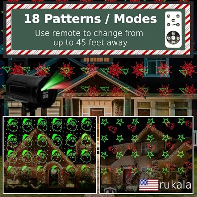 Projector Laser Lights Red and Green