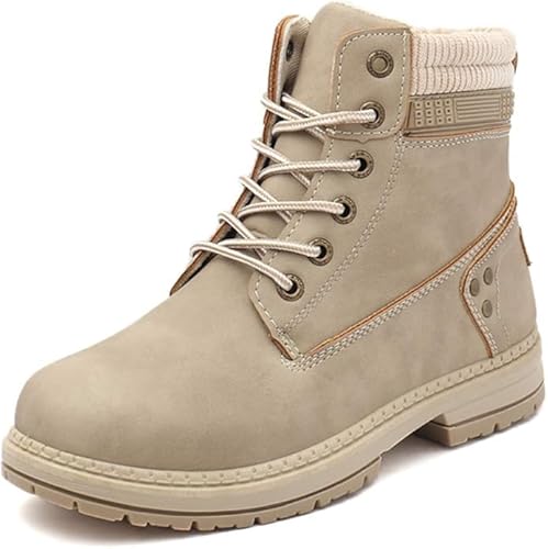 Athlefit Botas femininas de trabalho à prova d'água para caminhadas