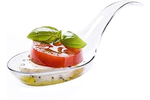 Kingrol Disposable Plastic Appetizer Spoons (200-Count)