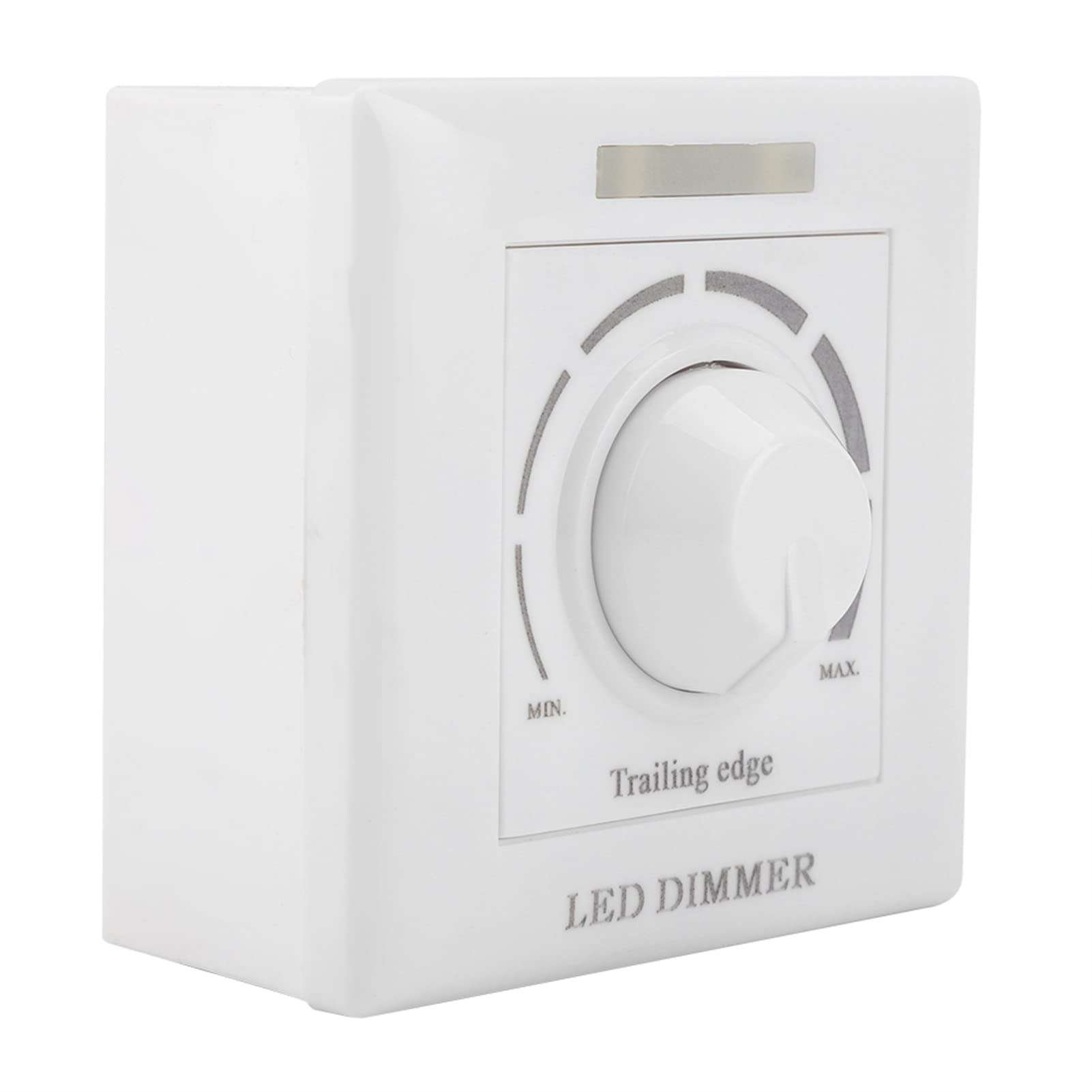 Dimmer Rotativo, Dimmer LED Pannello Dimmer Luce LED Dimmer Regolabile Controllo luminosità Telecomando IR Interruttore a Parete 200W (220V)