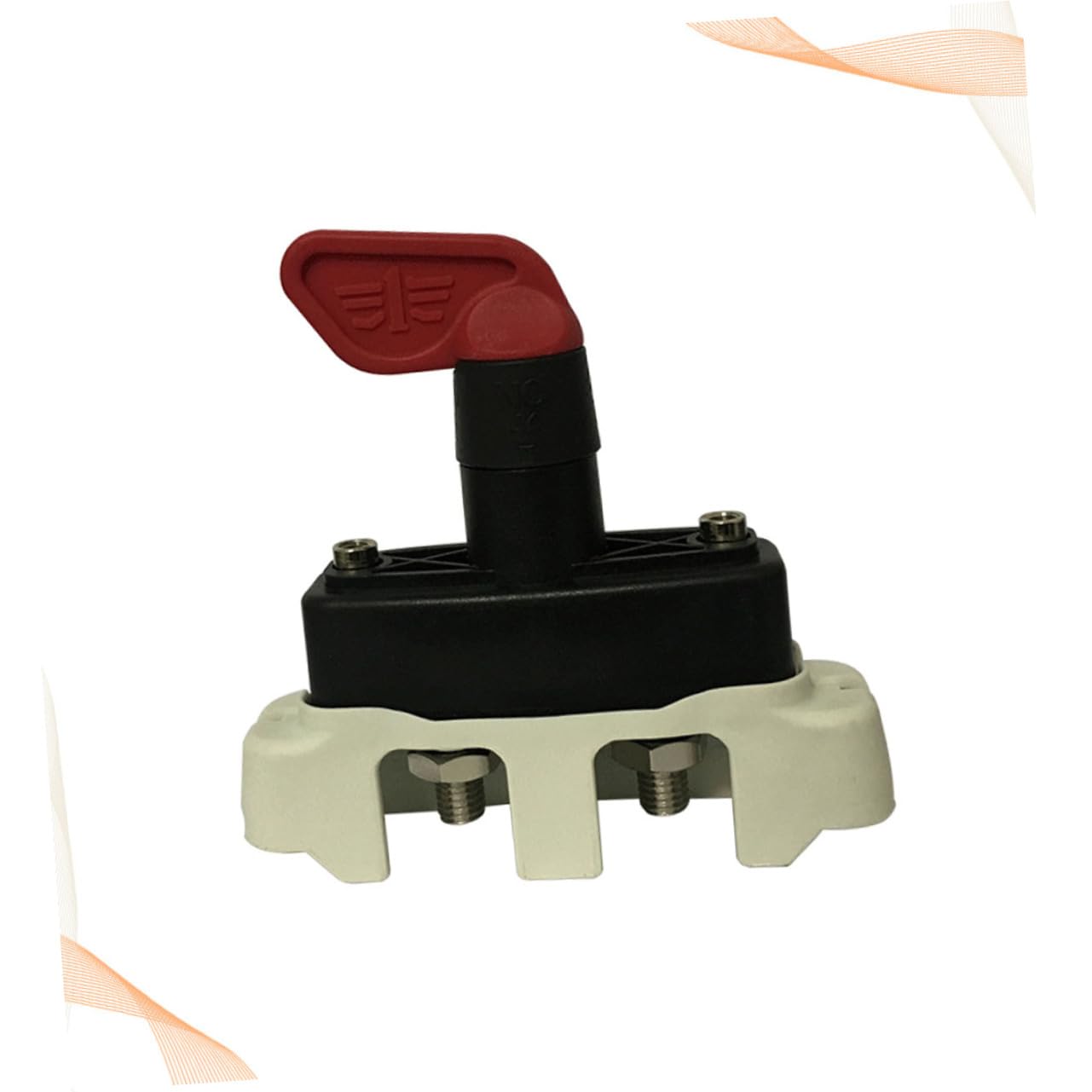 Cabilock Battery Isolator Button Leakproof Switch for Motorcycles Atvs Cars Boats (black)