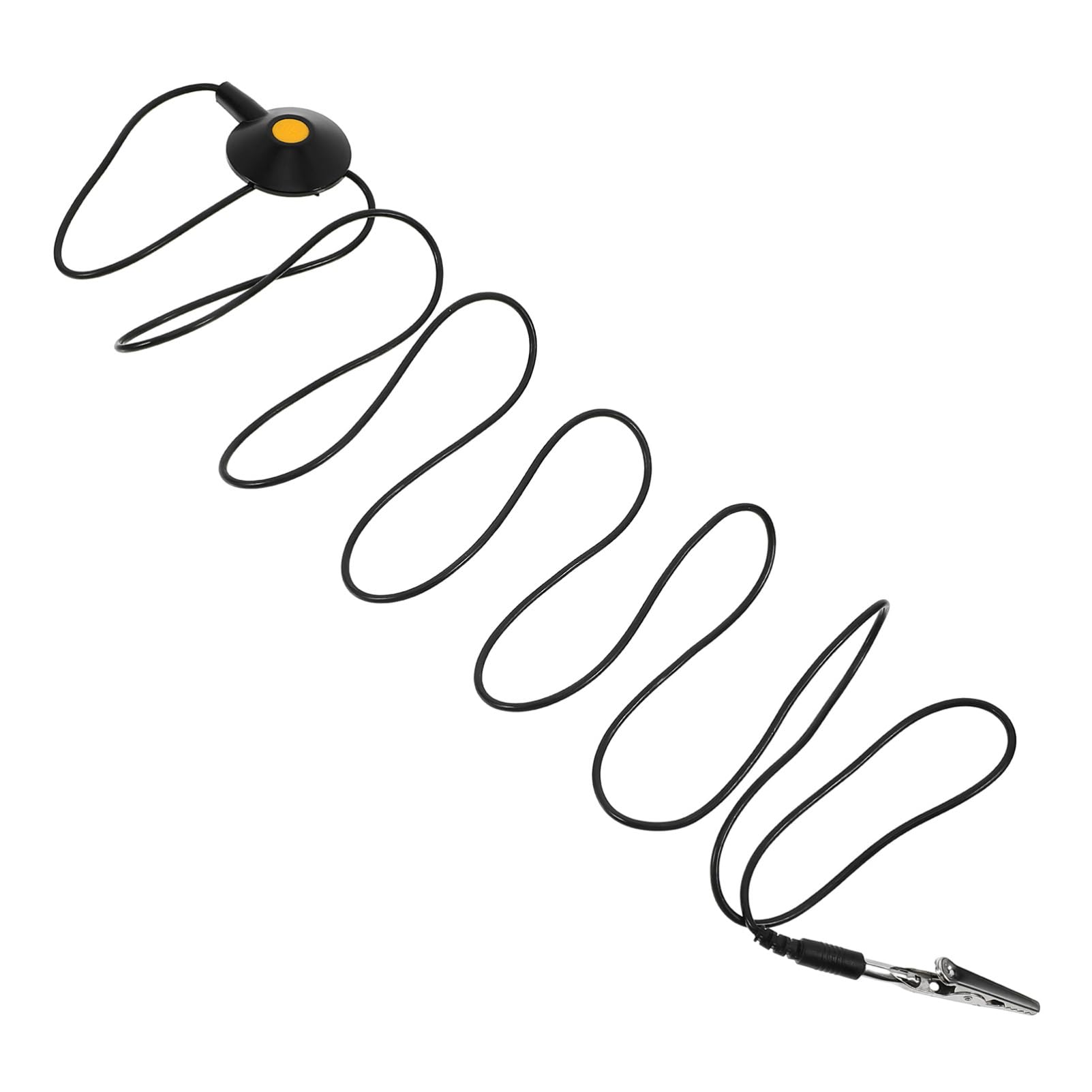 VILLFUL ESD Cable ESD Ground Cable Grounding Receptacle ESD Sucker Black