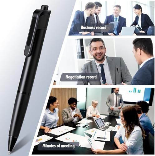 Image of DEATTI 1080P Body Camera Pen [Upgraded 2024] - Body Cam with HD Video or Picture Taking, SD Card Storage, and Manual Control for Privacy Compliance (DECM9)