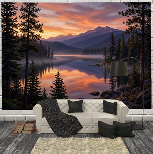 Tapisserie murale pour masquer un mur vide grand format ambre 230x180cm
