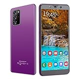 fasient1 Note30 Plus-Mobiltelefon, Dual-SIM-3G-Smartphone mit ultradünnem 5,72-Zoll-HD-Vollbild-Mobiltelefon für Android 8,1,512 MB + 4 GB, 1650mAh-Akku, 0,3 MP + 2 MP Dual-Kameras(lila)