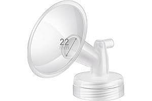 Compatible 22mm Flange Replacement to Spectra/Amada MYA Breastpump Parts/Shields