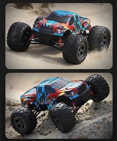 efaso Ferngesteuertes Auto E331 RC Monstertruck Ford Raptor F150 1:10 Lizenz Modell - RC Auto ferngesteuert Zwei Starke Motoren, Metallgetriebe auch für Offroad – Bild 5