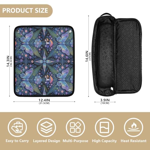 Bolsa de viaje resistente al calor para herramientas de cabello miniatura 4